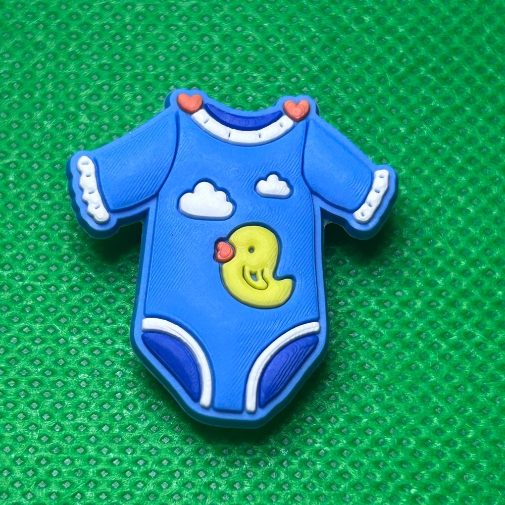 🌼 (5/$10 or 10/$15)NEW “Baby Shower” Croc Charm Collection Baby Onsie